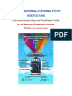 6 International Avicenna Youth Science Fair