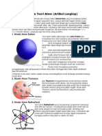 5 Perkembangan Teori Atom