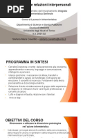 Psicologia Delle Relazioni Interpersonali - Slides 1-118