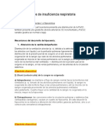 Tipos de insuficiencia respiratoria: hipoxemia, hipercapnia, perioperatoria y shock