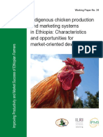 Indigenous Chicken Production and Marketing Systems in Ethiopia: Characteristics and Opportunities For Market-Oriented Development