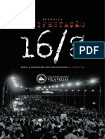 Pesquisa Manifestação 16_8_ Perfil e Percepções Dos Participantes Em Vitória-ES (UVV, 2015)