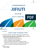 Seminario Classificazione Rifiuti - Firenze 01-10-2020