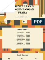 Perencanaan & Pengembangan Usaha: Mata Kuliah: Kewirausahaan Pengampu: Tutug Bolet Atmojo, SKM, M.Si