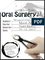Oral Surgery 1 - Management of Impacted Teeth