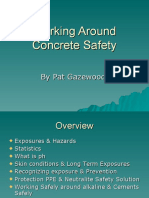 Working Around Concrete Safety