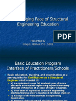 The Changing Face of Structural Engineering Education