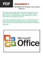 ASSIGNMENT 2 MS Office