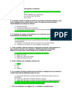 Simulado Detran 3 - Gabarito