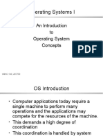 Operating Systems I: An Introduction To Operating System Concepts