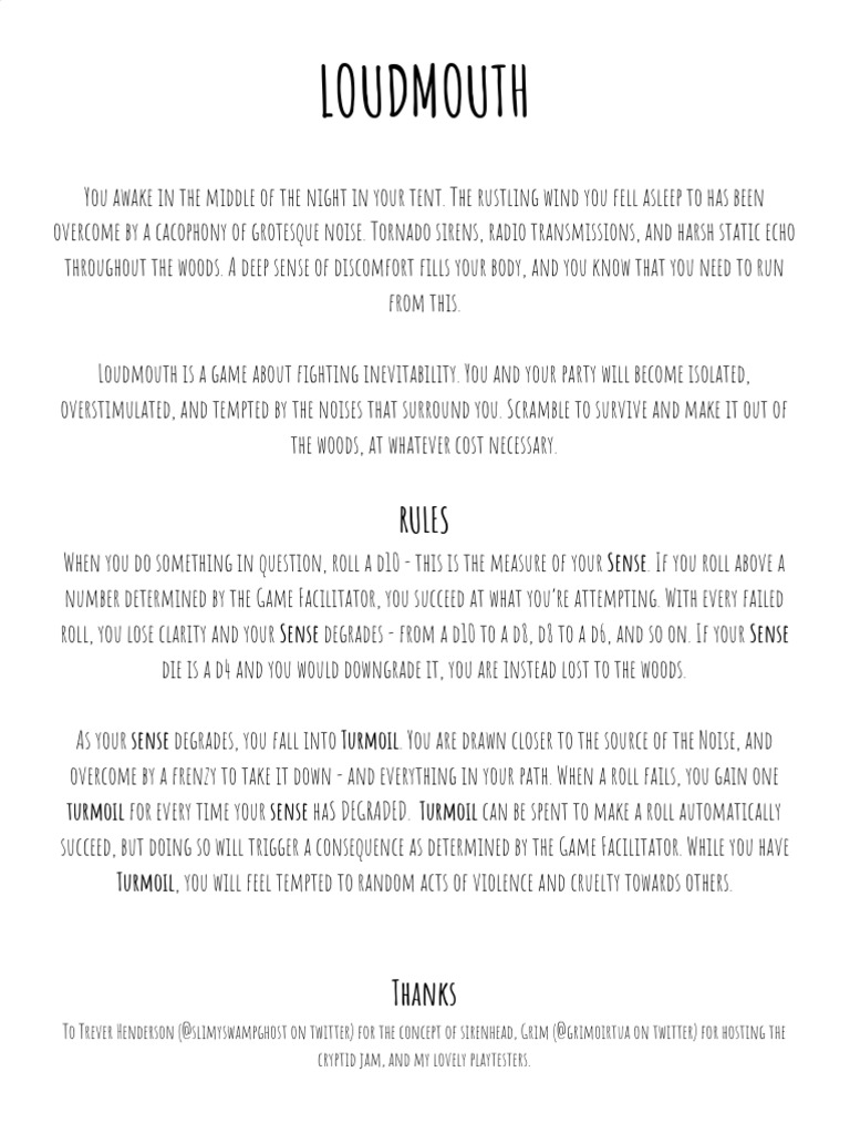 Loudmouth PDF