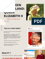 The Queen of England: Queen Elizabeth Ii