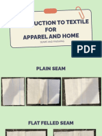 Introduction To Textile FOR Apparel and Home