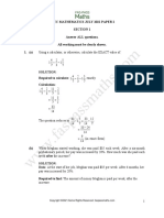 Csec Maths July 2021