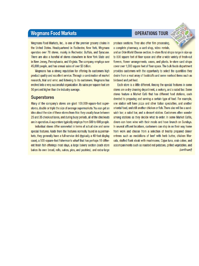Wegmans Food Market | PDF