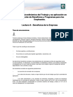 Lectura 6 - Beneficios de la Empresa