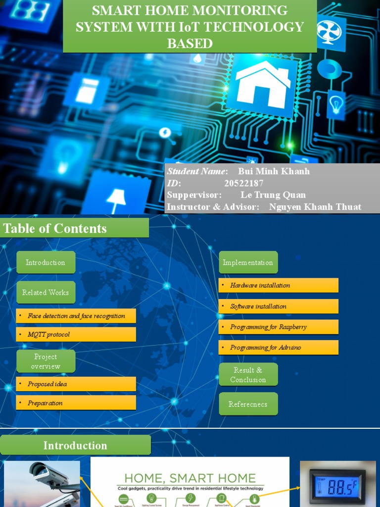 IoT Project Presentation | PDF | Computer Engineering | Computer Science