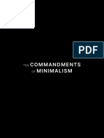 TEN OF: Commandments Minimalism