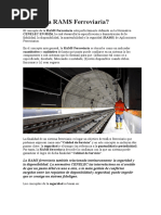 Seguridad RAMS en Sistemas Ferroviarios | PDF | Evaluación del ciclo de ...