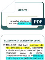 eNFOQUE MÉDICO LEGAL DEL Aborto