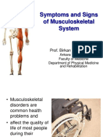 Symptoms End Signs of Musculoskeletal System