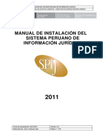 Manual de Instalación Del Sistema Peruano de Información Jurídica