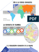 La geografía en la colonia y la independencia de Colombia