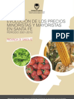 Evolución Precios Mayooristas y Minoristas 2001-2010