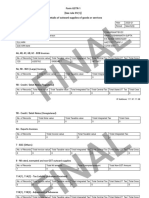 FIN AL: Form GSTR-1 (See Rule 59 (1) ) Details of Outward Supplies of Goods or Services