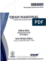 Soal UN 2018 Matematika IPA SMA Paket C1 Www.sudutbaca.com -1