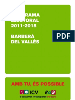 Programa 2011-2015 ICV-EUiA BdV