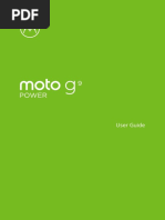 Manual Moto 9g Power