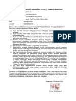 Format Surat Pernyataan Komitmen Mahasiswa Peserta KM