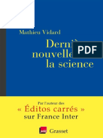 Dernières Nouvelles de La Science by Mathieu Vidard (Vidard, Mathieu)