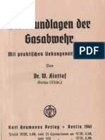 Die Grundlagen der Gasabwehr - Walter Kinttof / 1941