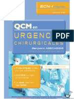 QCM en Urgences Chirurgicales