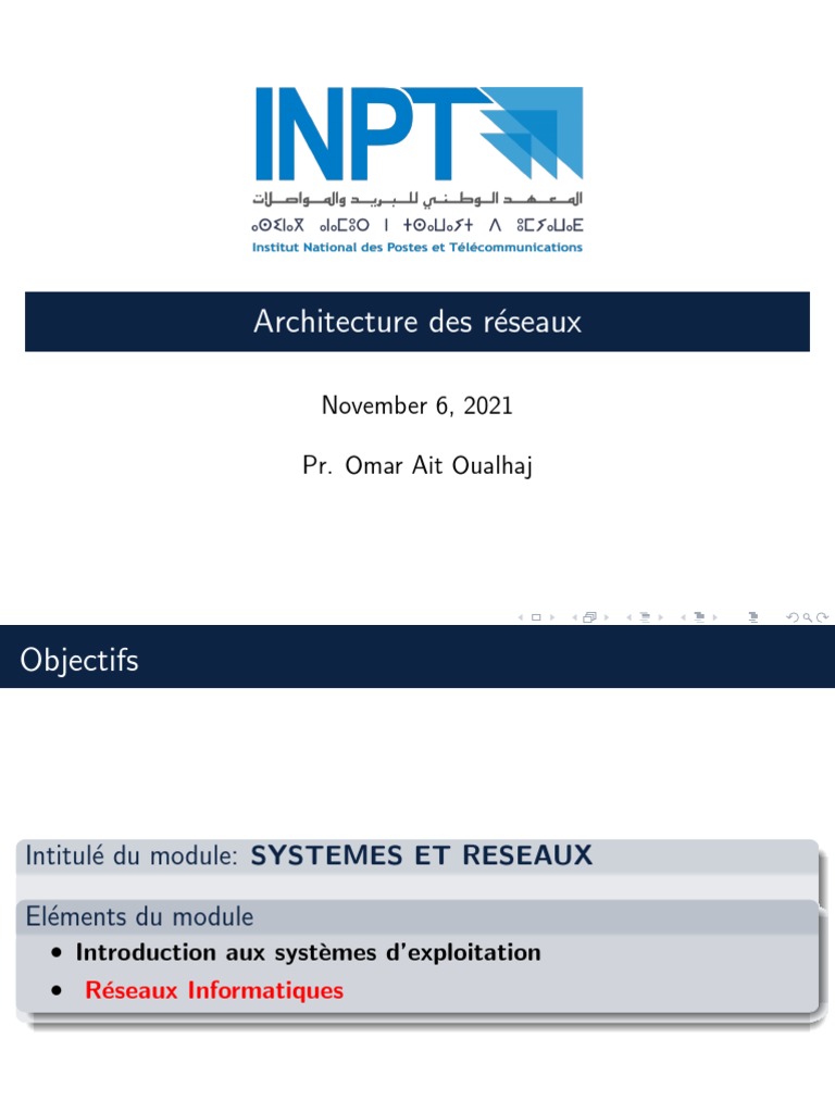 Architecture des Réseaux Informatiques | PDF | Protocoles Internet ...