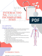 Lessson 11 Physical Incompatibilities