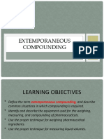 Lesson 4 Extemporaneous Compounding