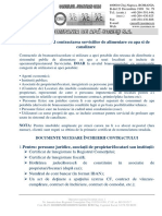 Precizari Privind Contractarea Serviciilor de Alimentare Cu Apă Și de Canalizare