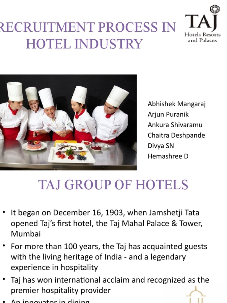 Recruitment Process in Hotel Industry | PDF | Hotel | Hospitality 