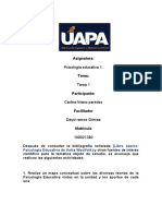 Tarea 1 Psicologia Educativa