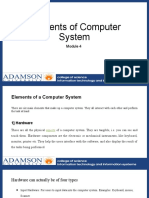 Elements of a Computer System