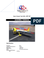 Assembly Manual: Semi Scale Yak-54S, ARF 85"