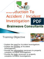 Accident Incident Investigation Training Material