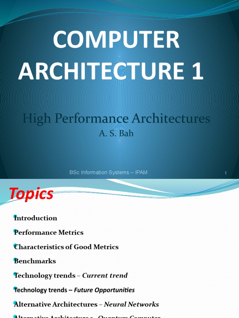 High Performance Computer Architectures | PDF | Artificial Intelligence ...