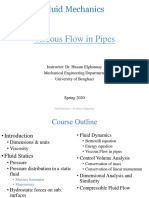 Fluid Mechanics: Viscous Flow in Pipes