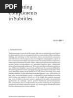 Download Translating Compliments in Subtitles by Ewa Walesa SN55432518 doc pdf