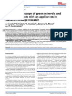 Raman Spectroscopy of Green Minerals and Reaction Products With An Application in Cultural Heritage Research