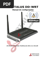 CROTALUS DD-WRT. Manual de Configuración. AP - Router - Repetidor Multifunción 802.11n 251mW